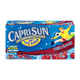 CapriSun  wild cherry flavored juice beverage, 10 6-fl. oz. pouches, 10% juice Full-Size Picture